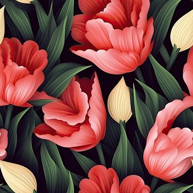 Floral Seamless pattern