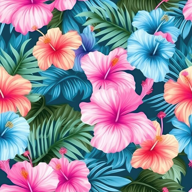 Foto floral seamless pattern