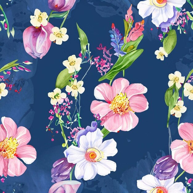 Floral seamless pattern