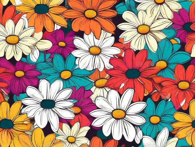 floral seamless pattern