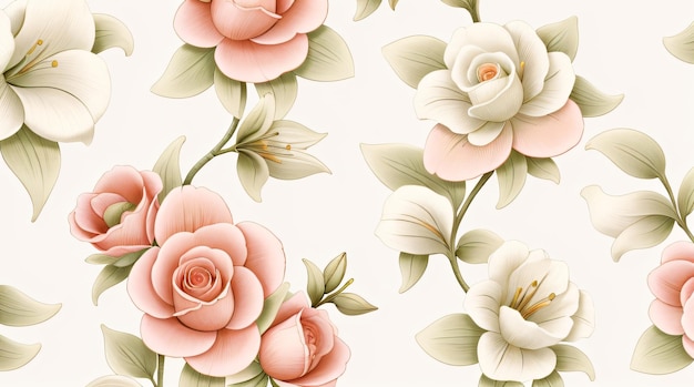 floral seamless pattern