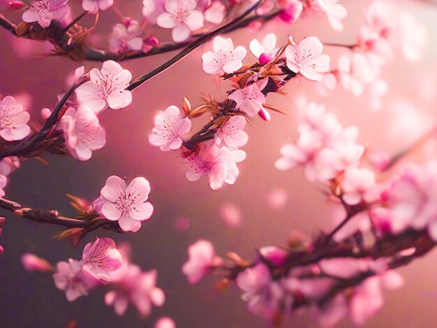 Floral Spring Beautiful Background Deign