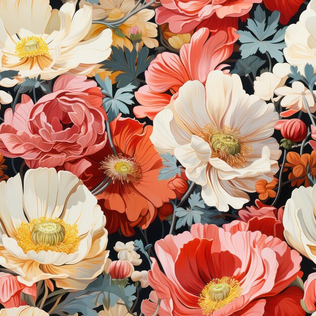 Floral Tapestry Whispers van Colorfield