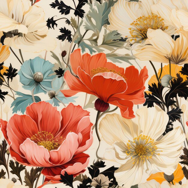 Floral Tapestry Whispers van Colorfield