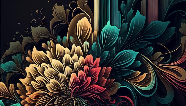 Floral Texture Pattern