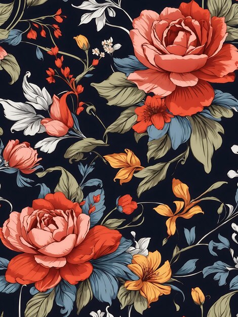 Floral Tshirt design