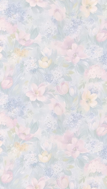 A floral wallpaper by person