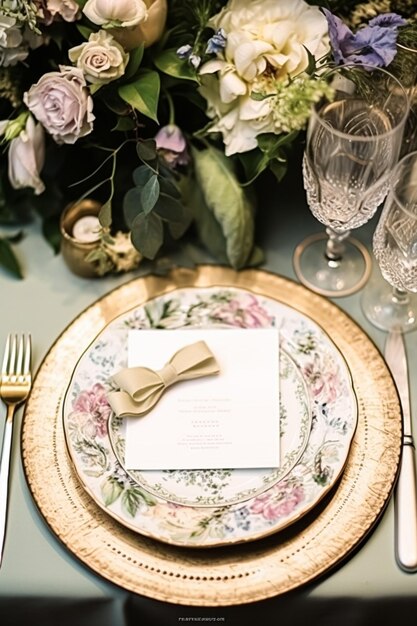 Floral wedding table decor holiday tablescape and dinner table setting formal event decoration for wedding reception family celebration English country and home styling inspiration