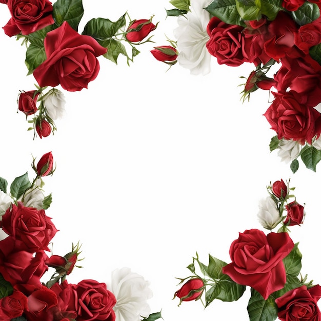 floral wreath vector