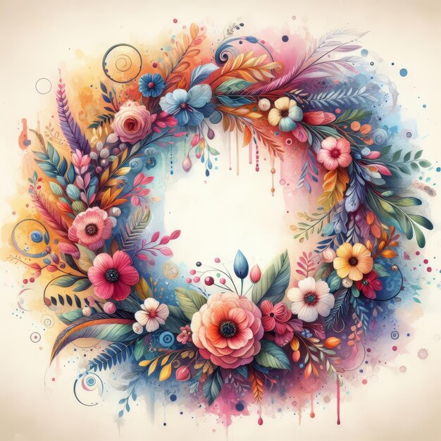 floral wreath