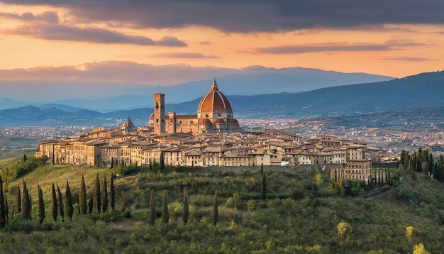 Photo florence dome in tuscany