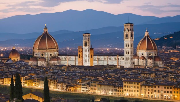 Photo florence dome in tuscany