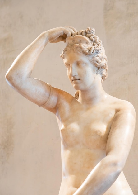 Florence Italië Circa juni 2021 standbeeld van Venus oude Romeinse beeldhouwkunst