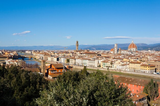 Florence luchtfoto Toscane Italië