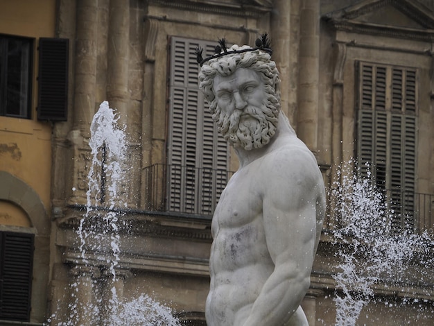 Флоренция статуя нептуна делла синьория место