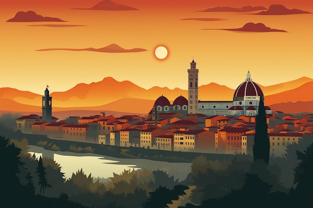 Florence's Artistic Charm A Blend of Uffizi Chianti and Tuscan Sun