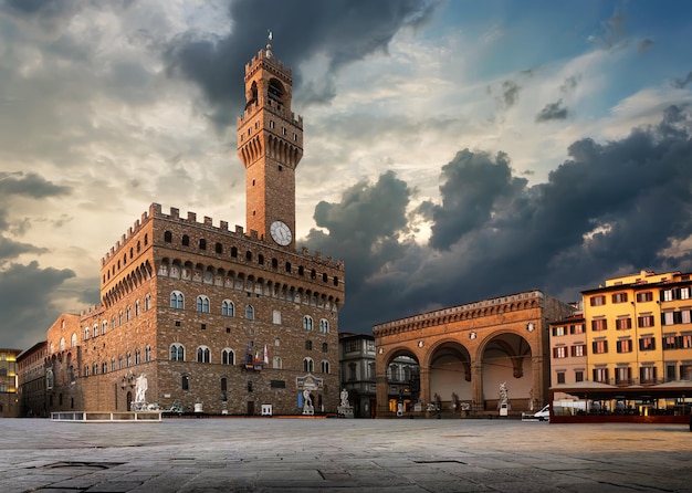 Photo florence at sunrise