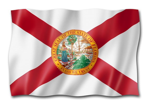 Photo florida flag usa