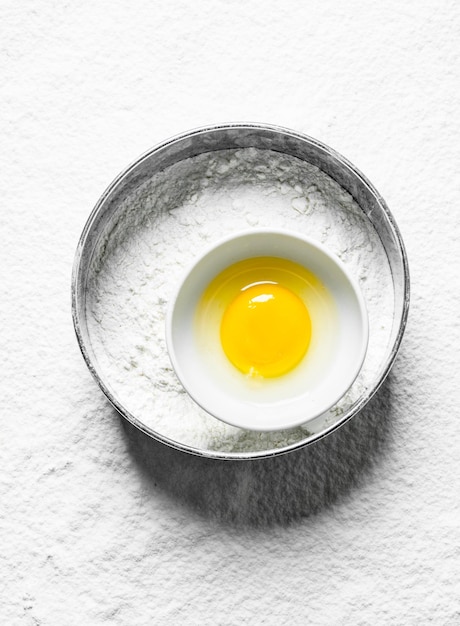 밀가루와 계란