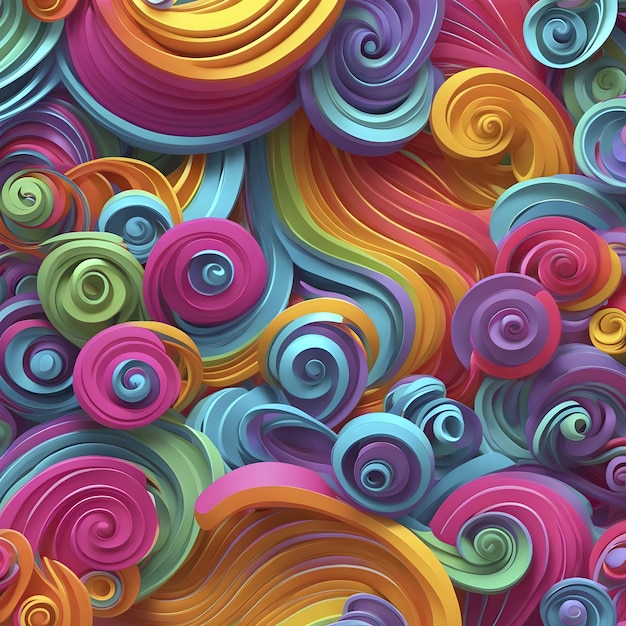 Flow background colorful