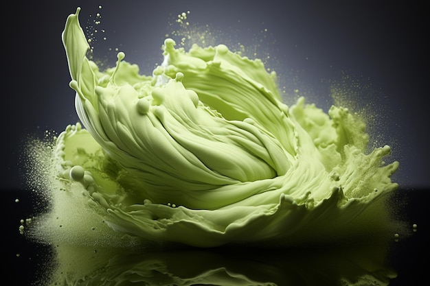 Flow matcha color