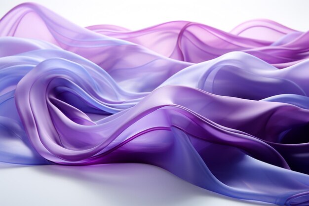 Flow pastel satin clear white background