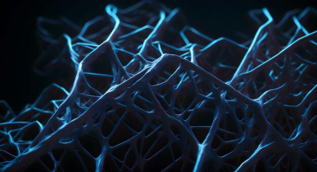 flow and wave background with DNA style