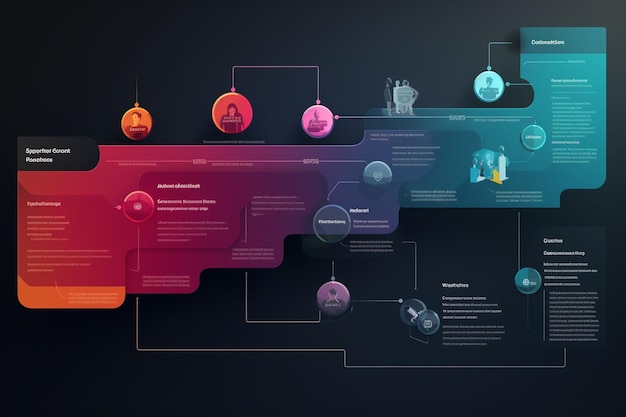 A flowchart outlining the steps in a customer Generative ai