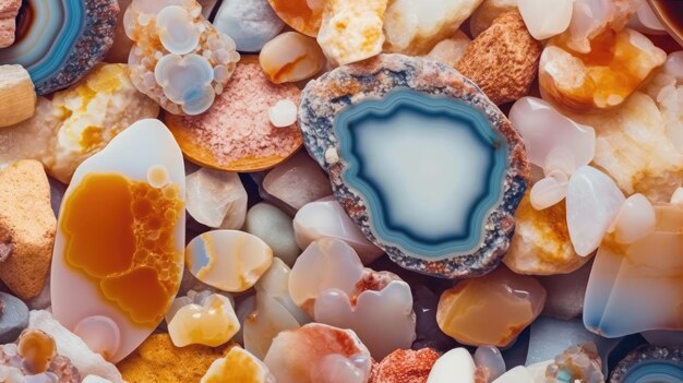 Flower agate background images natural colors bright background generative ai