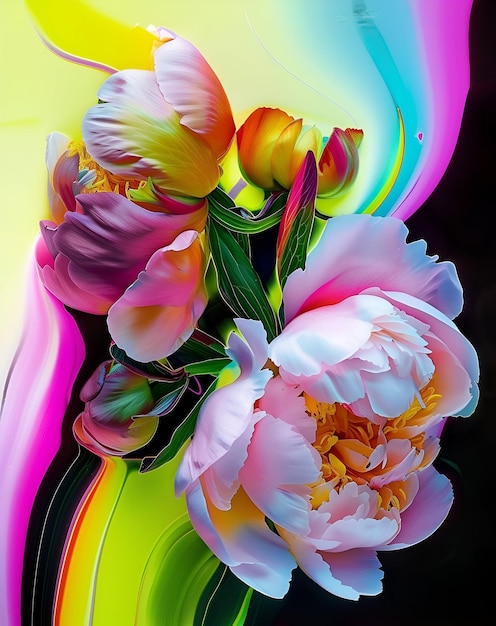 Flower Ai art work