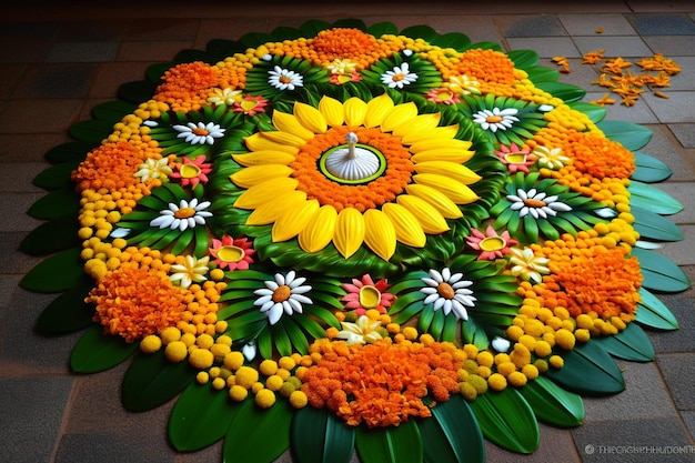 a flower arrangement made by the company of flowers.