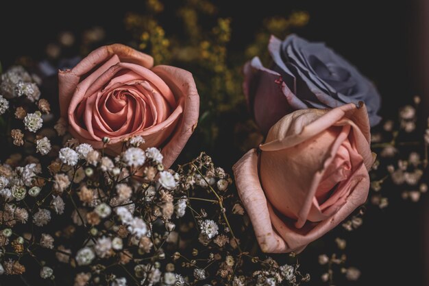 Photo flower arrangement