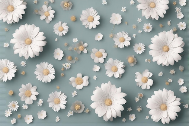 Flower background desktop wallpaper cute aesthetic flowers background