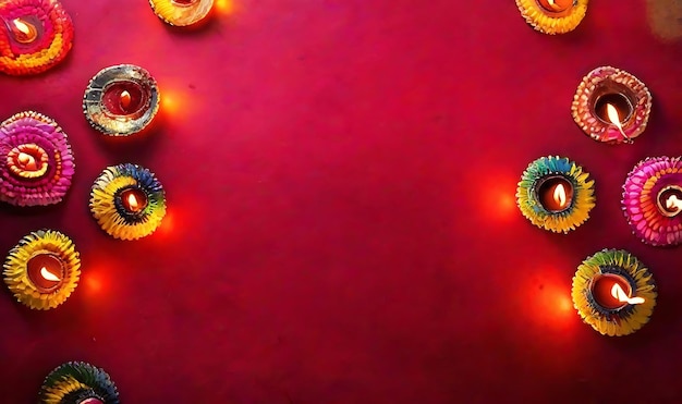 Photo flower background for the diwali festival or pongal