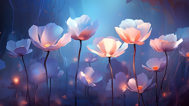 Flower Background dreamy atmosphere