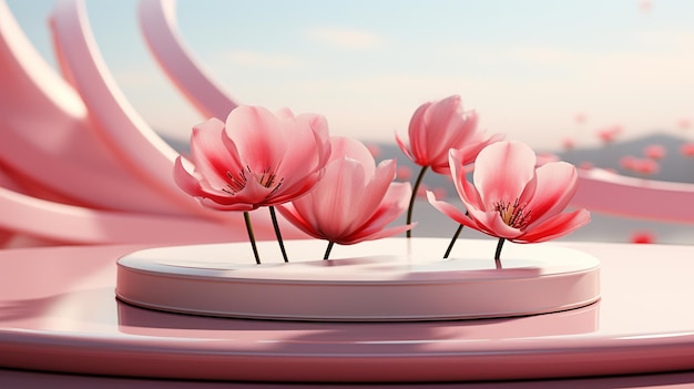 flower background HD 8K wallpaper Stock Photographic Image