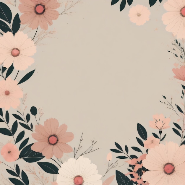 Flower Background Minimalist