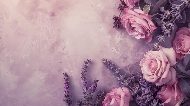 Flower banner background