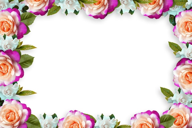 Flower border Frame Background Flower Background Floral Frame Background