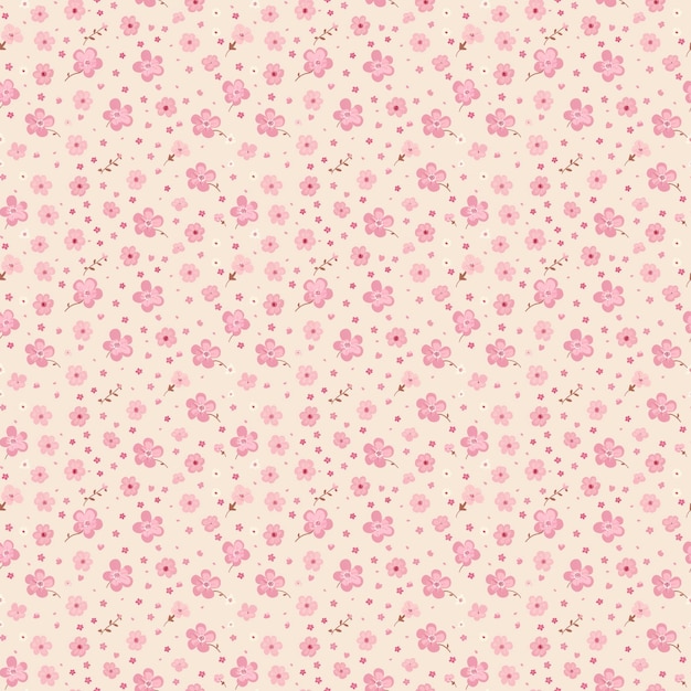 植物の美しさ 花の花の調和のパターン 縫い目なし