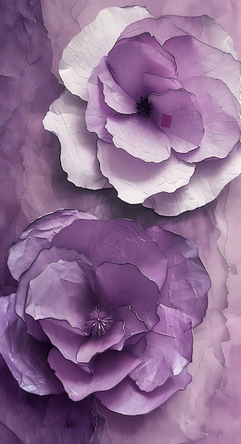 Flower Collage Art A Captivating of Natures Blooms and Creative Expression with Floral Background