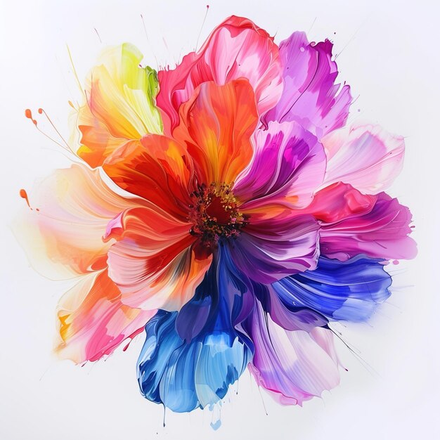 Flower colourpaint in white background v 6 Job ID 5cdc94fa110248289891c99605ef4f68