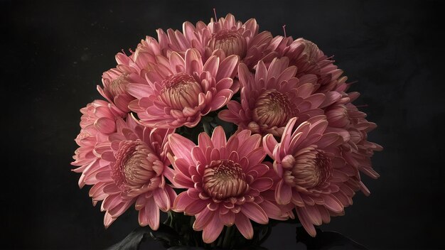 Flower composition chrysanthemum