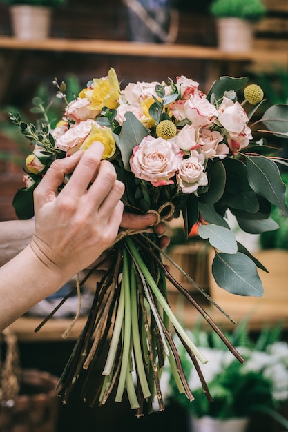 Flower composition from professional florist