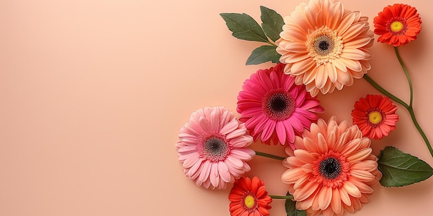 A flower decoration background