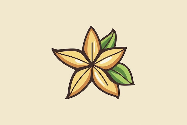 a flower design on a beige background