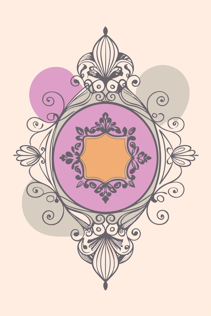फोटो a flower design with yellow and orange flowers