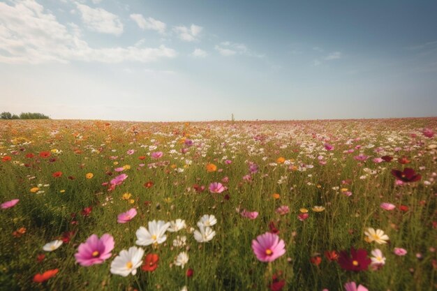 Photo flower field