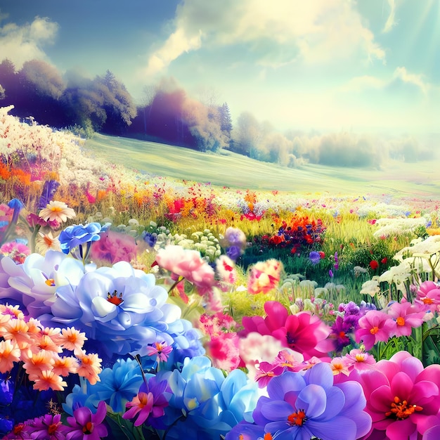 flower field