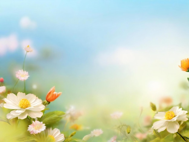 Flower floral butterfly background best quality hyper realistic wallpaper image banner template